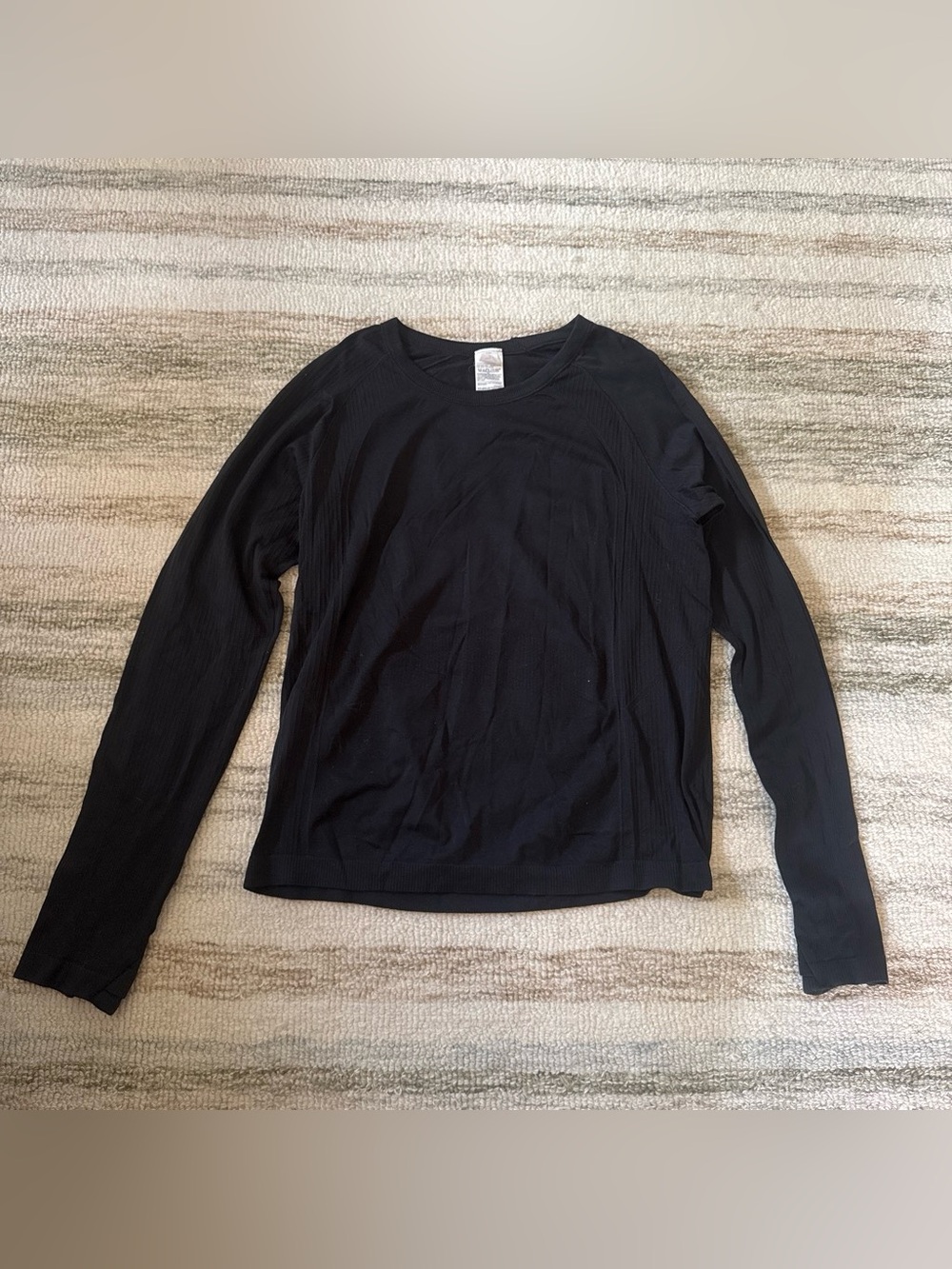 Old Navy Long Sleeve Ribbed Activewear Top